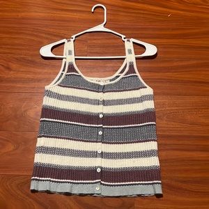 button up tank top
